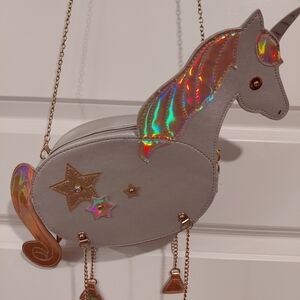 Holographic Unicorn Crossbody Bag
